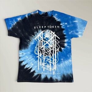 Sleep Token Tie-Dye T-Shirt This Place Will Become Your Tomb Graphic Size Large